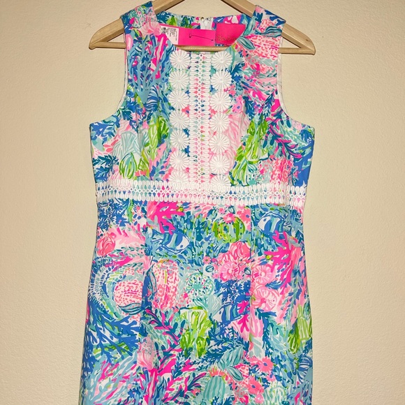 NWT Lilly Pulitzer Railee Shift Dress Fished Wish - Picture 3 of 6